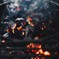 professional charcoal bbq