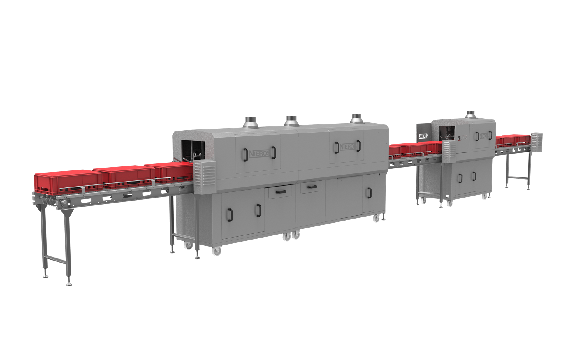 drying tunnel for crates