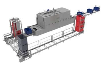 tunnel washer system