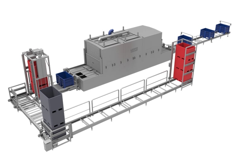 tunnel washer system